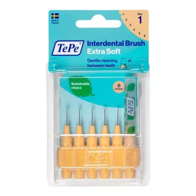 TEPE Scovolino interdentale x-soft 0,45 mm ISO 1 arancio, 6 pz
