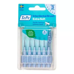 TEPE Scovolino interdentale x-soft 0,6 mm ISO 3 blu, 6 pz