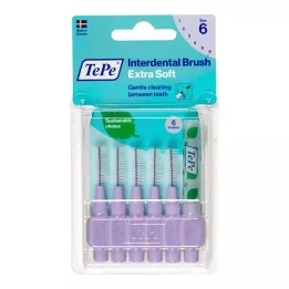 TEPE Scovolino interdentale x-soft 1,1 mm ISO 6 viola, 6 pz