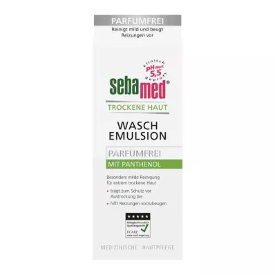 SEBAMED Emulsione lavante senza profumo per pelli secche, 200 ml