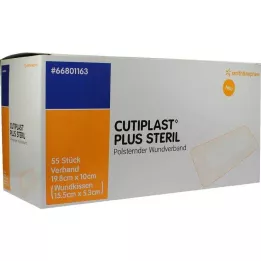 CUTIPLAST Più medicazione sterile 10x19,8 cm, 55 pz