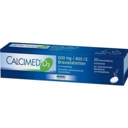 CALCIMED D3 600 mg/400 U.I. Compresse effervescenti, 20 pz