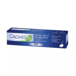 CALCIMED D3 600 mg/400 U.I. Compresse effervescenti, 20 pz