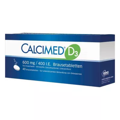 Calcimed D3 600 mg/400 UI compresse effervescenti (40 pezzi) Calcimed D3 600 mg/400 UI compresse effervescenti (40 pezzi)