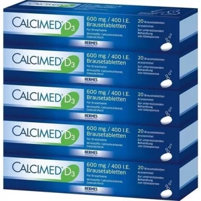 CALCIMED D3 600 mg/400 U.I. Compresse effervescenti, 100 pz