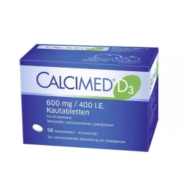 CALCIMED D3 600 mg/400 U.I. Compresse masticabili, 96 pz