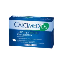 CALCIMED D3 1000 mg/880 U.I. Compresse masticabili, 48 pz