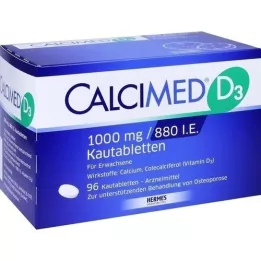 CALCIMED D3 1000 mg/880 U.I. Compresse masticabili, 96 pz