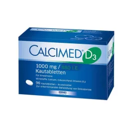 CALCIMED D3 1000 mg/880 U.I. Compresse masticabili, 96 pz
