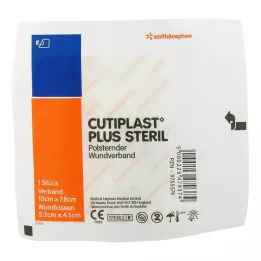 CUTIPLAST Più medicazione sterile 7,8x10 cm, 1 pz