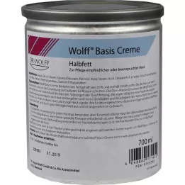 WOLFF Crema di base semigrassa, 700 ml