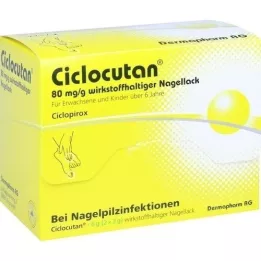 CICLOCUTAN 80 mg/g di principio attivo smalto per unghie, 6 g