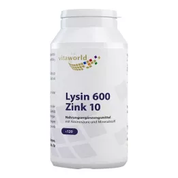 LYSIN 600 mg più zinco 10 mg in capsule, 120 pezzi