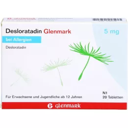 DESLORATADIN Glenmark 5 mg compresse, 20 pz