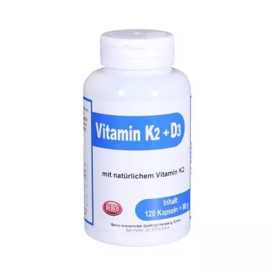 Capsule Berco Vitamina K2 + D3, 120 pz Capsule Berco Vitamina K2 + D3, 120 pz