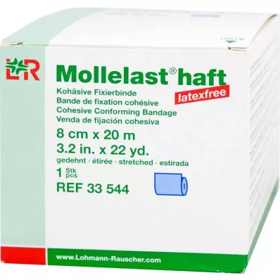 Mollelast adesivo senza lattice 8cmx20m steso blu, 1 pz Mollelast adesivo senza lattice 8cmx20m steso blu, 1 pz