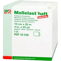 MOLLELAST bende adesive senza lattice 10 cmx20 m bianco, 1 pz