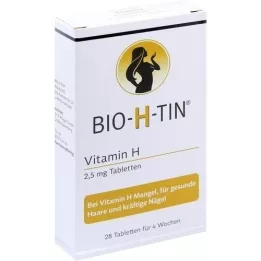BIO-H-TIN Vitamina H 2,5 mg per 4 settimane compresse, 28 pz
