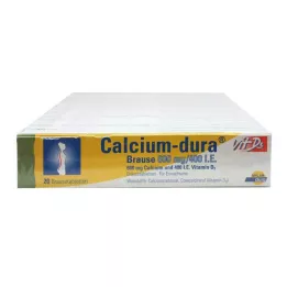 CALCIUM DURA Vit D3 Effervescente 600 mg/400 U.I., 120 pz