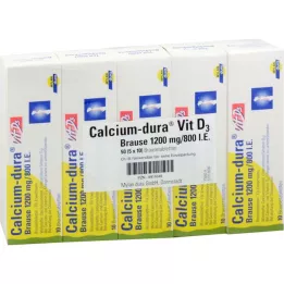 CALCIUM DURA Vit D3 Effervescente 1200 mg/800 U.I., 50 pz