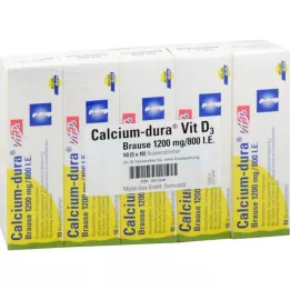 CALCIUM DURA Vit D3 Effervescente 1200 mg/800 U.I., 50 pz