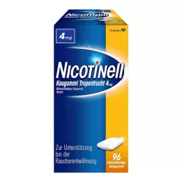 NICOTINELL Gomma da masticare ai frutti tropicali 4 mg, 96 pz