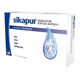 SIKAPUR Capsule softgel di acido silicico con biotina, 30 pz