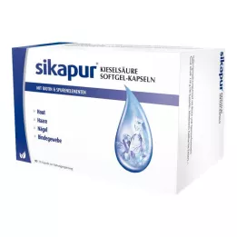 SIKAPUR Capsule softgel di acido silicico con biotina, 90 pz