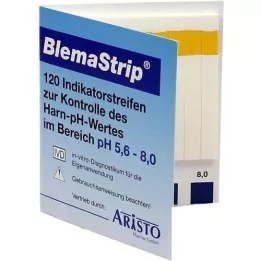 BLEMASTRIP Strisce reattive per pH 5,6-8,0, 120 pz