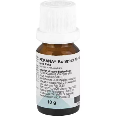 Complesso Pekana numero 6 6 spag.Globuli di Peka (10 g)