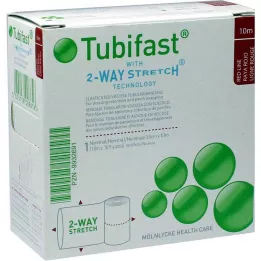 TUBIFAST Tratto a 2 vie 3,5 cmx10 m rosso, 1 pz