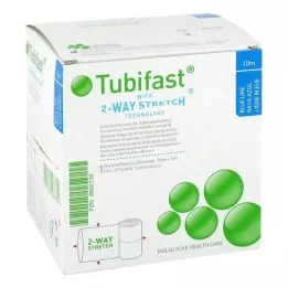 TUBIFAST Tratto a 2 vie 7,5 cmx10 m blu, 1 pz