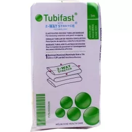 TUBIFAST Tratto a 2 vie 5 cmx1 m verde, 1 pz