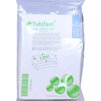 TUBIFAST Tratto a 2 vie 7,5 cmx1 m blu, 1 pz