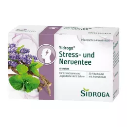 SIDROGA Bustina di filtro per il tè Stress e nervi, 20X2,0 g