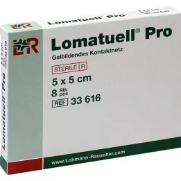 LOMATUELL Per 5x5 cm sterile, 8 pezzi