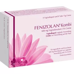 FENIZOLAN Combi 600 mg ovulo vaginale+2% crema, 1 p