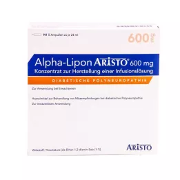 ALPHA LIPON Aristo 600 mg conc. per infusione, 5X24 ml