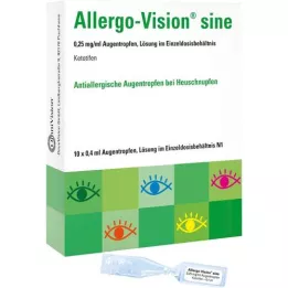 ALLERGO-VISION sine 0,25 mg/ml AT in dose singola, 10X0,4 ml