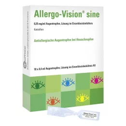 ALLERGO-VISION sine 0,25 mg/ml AT in dose singola, 10X0,4 ml