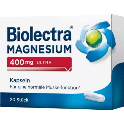 BIOLECTRA Magnesio 400 mg capsule ultra, 20 pz