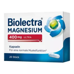 BIOLECTRA Magnesio 400 mg capsule ultra, 20 pz