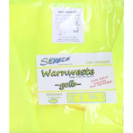 SENADA Gilet ad alta visibilità giallo in borsa, 1 pz