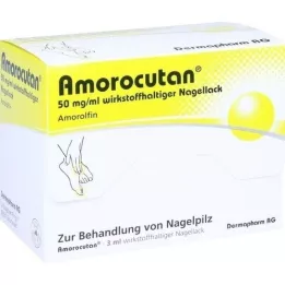 AMOROCUTAN 50 mg/ml di smalto per unghie contenente principio attivo, 3 ml