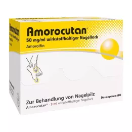 AMOROCUTAN 50 mg/ml di smalto per unghie contenente principio attivo, 3 ml