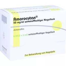 AMOROCUTAN 50 mg/ml di smalto per unghie contenente principio attivo, 6 ml