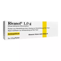 RIVANOL 1,0 g di polvere, 5 pezzi