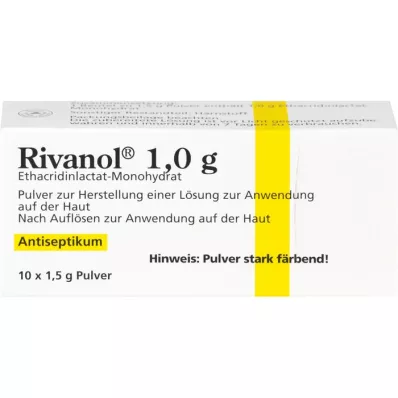 RIVANOL 1,0 g di polvere, 10 pezzi