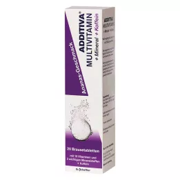 ADDITIVA Multivit.+Minerale+Coff.Ananas R Br.-Tabl., 20 pz