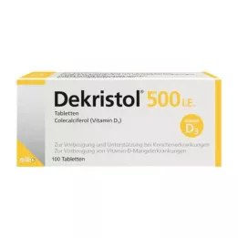 DEKRISTOL 500 compresse I.E., 100 pz